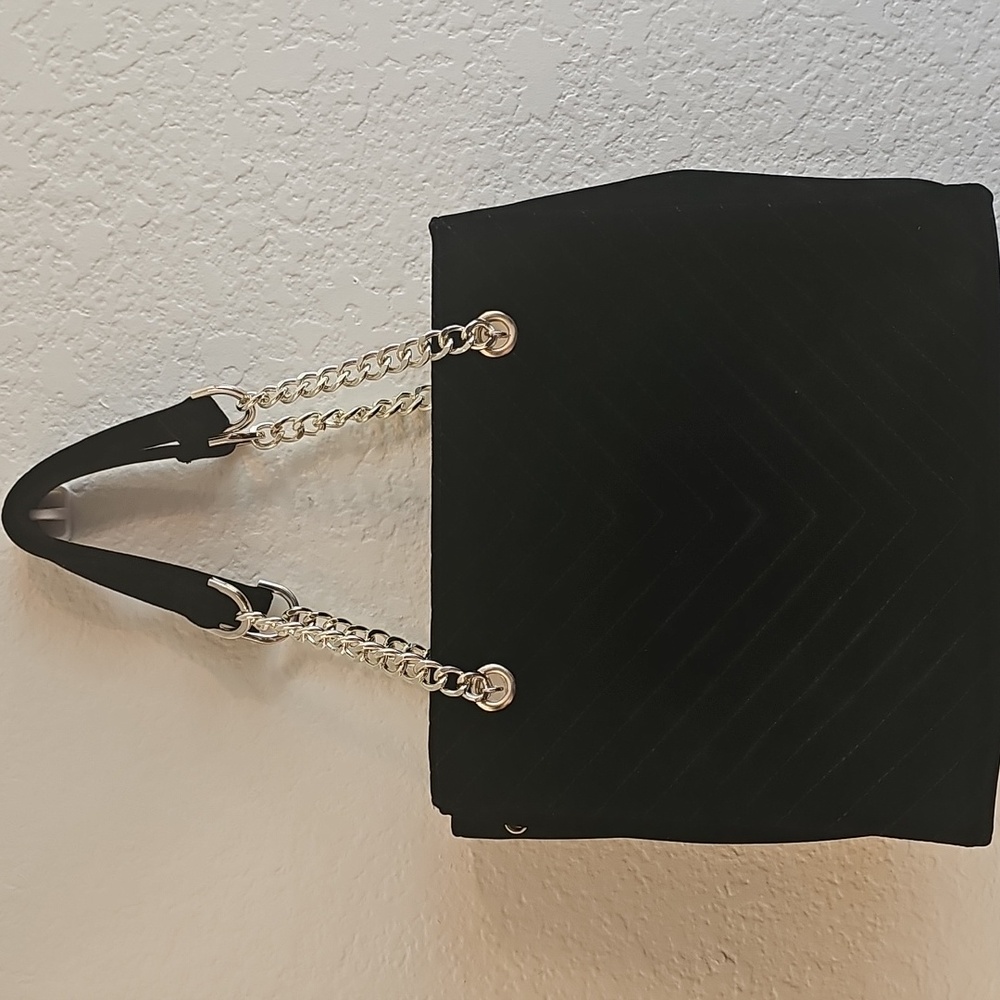 Apt. 9 Black Tote with Chain Handles